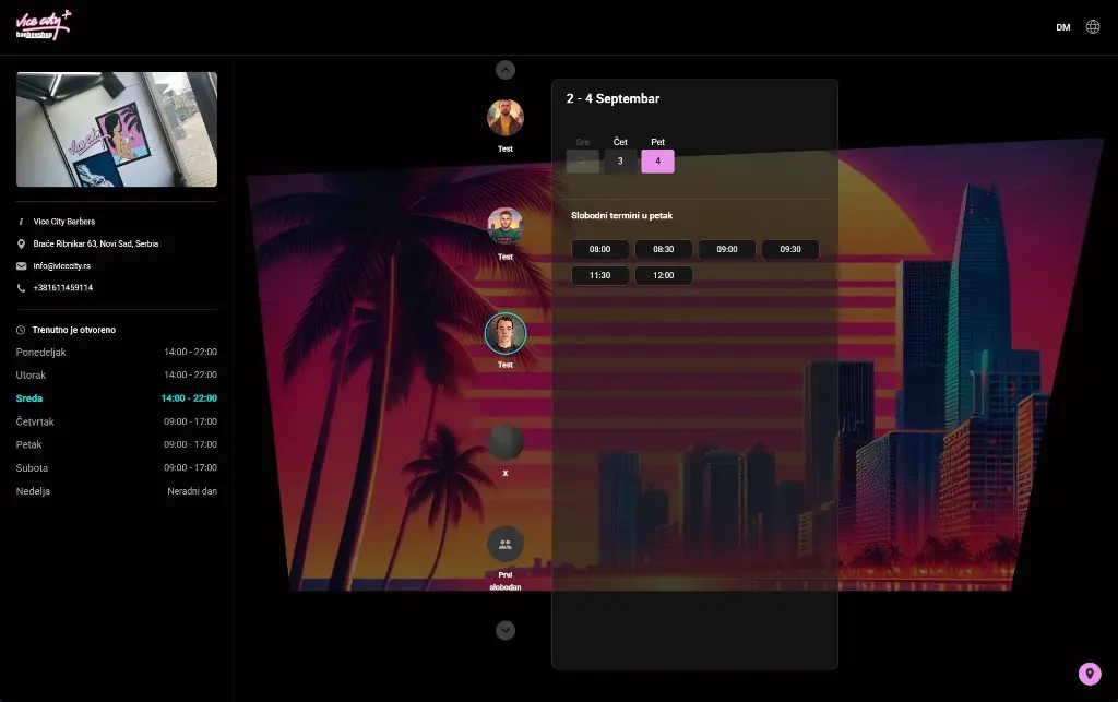 Vice City customer booking